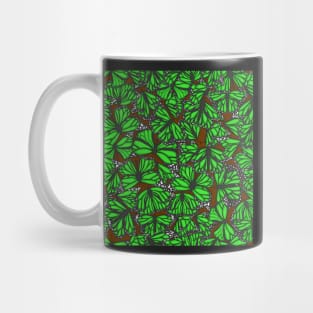 Green Butterflies Mug